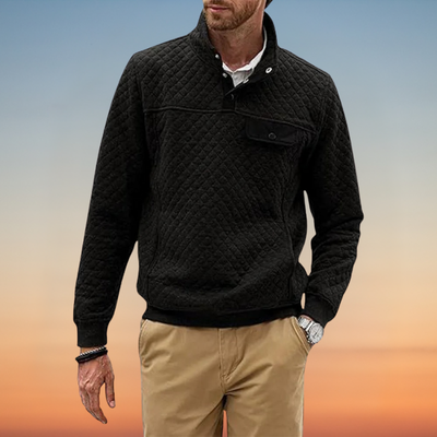 Perry – スタンドカラー スウェットシャツ