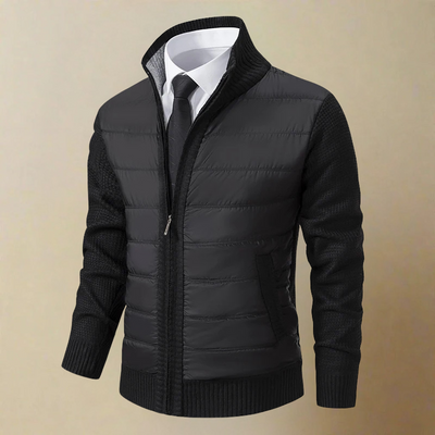 Feodor – スタンドカラーの暖かいジップアップジャケット