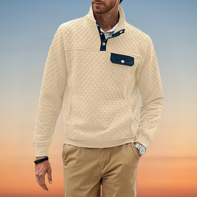 Perry – スタンドカラー スウェットシャツ