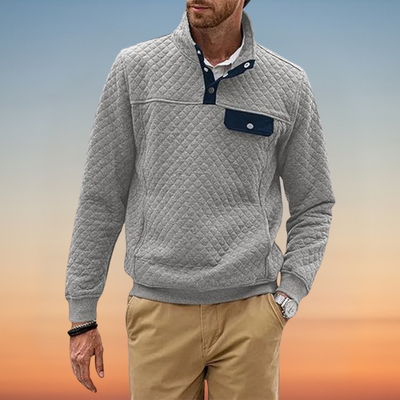 Perry – スタンドカラー スウェットシャツ