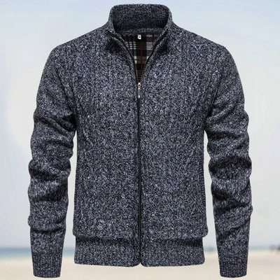 Zoltán –  ウォーム カシミヤ ジッパー ニットセーター