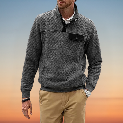 Perry – スタンドカラー スウェットシャツ