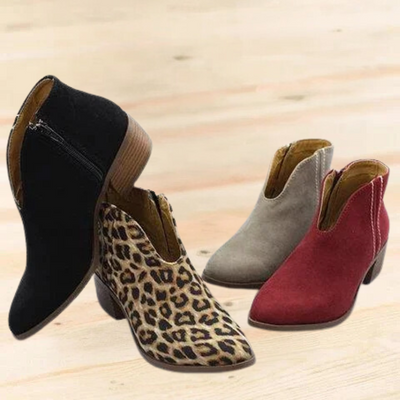 Philomena - V字ファスナーブーツ