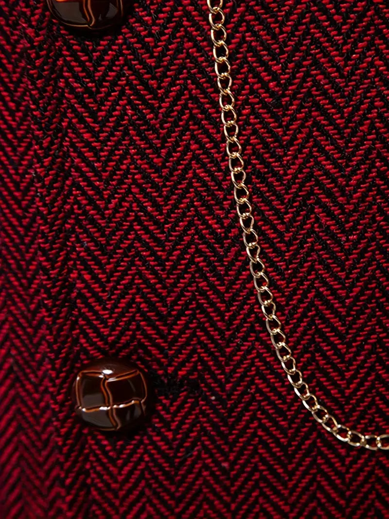 Ferry - シングルブレスト ラペル ベスト