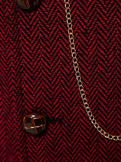 Ferry - シングルブレスト ラペル ベスト