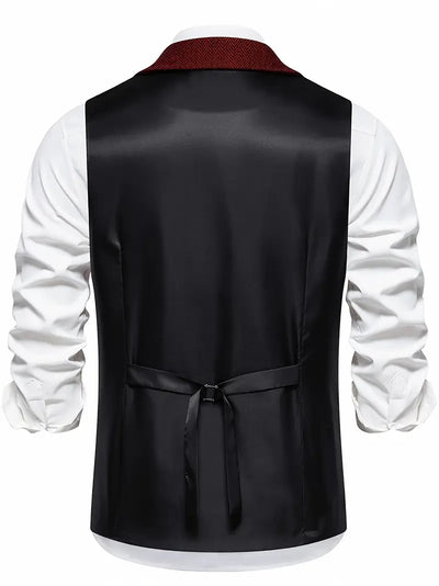 Ferry - シングルブレスト ラペル ベスト